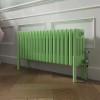 Bern 300 x 830mm Traditional Pastel Green Horizontal Four Column Radiator