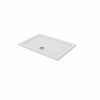 Essentials 1100 x 760mm Rectangle Stone Shower Tray White