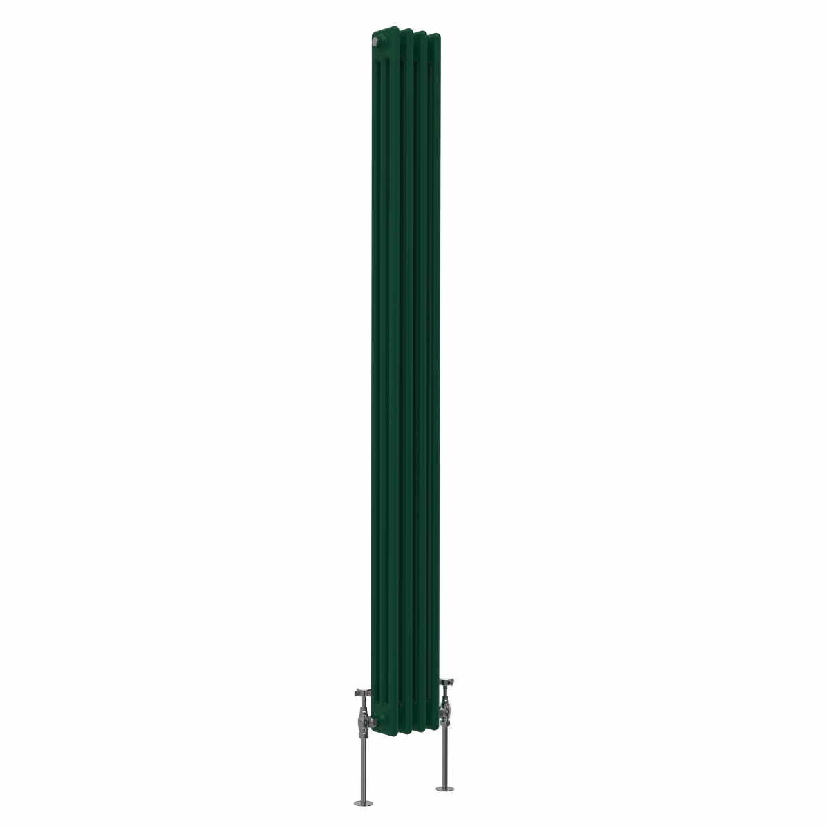 Bern 1800 x 200mm Moss Green Triple Vertical Column Radiator