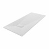 Terra - 1600x700mm Slate Effect Rectangle Shower Tray White