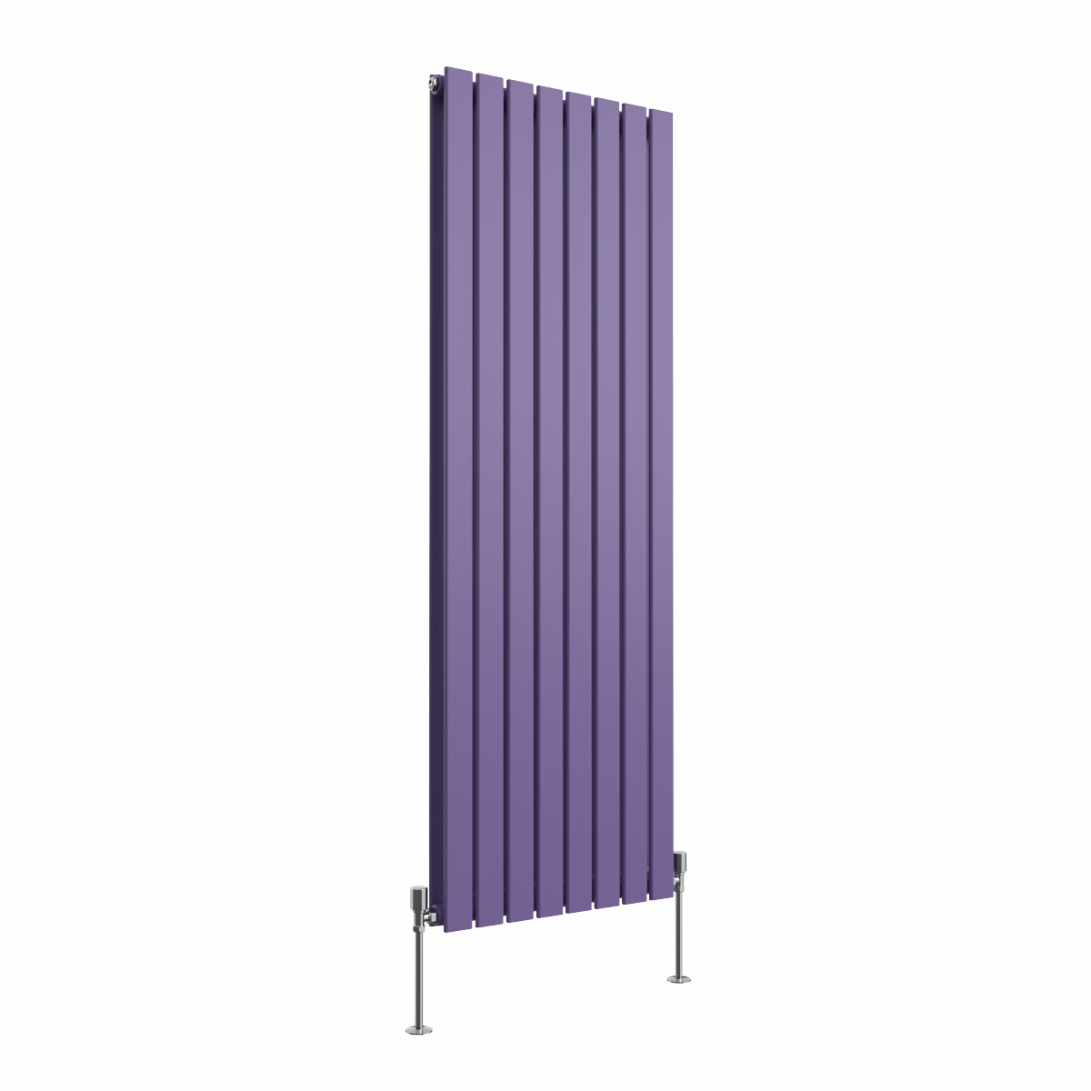 Karlstad 1600 x 546mm Elegant Purple Double Vertical Flat Panel Designer Radiator