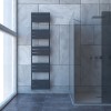 Carisa Mack Bath 2035 x 500mm Anthracite Designer Aluminium Towel Rail