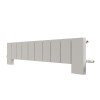 Carisa Elvino Floor 300 x 1245mm White Designer Aluminium Radiator