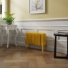 Bern 300 x 605mm Zinc Yellow Four Column Horizontal Traditional Radiator
