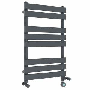Juva 800 x 500mm Dual Fuel Sand Grey Thermostatic Touch Control Wifi Electric Heated Towel Rail
