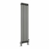 Bern 1800 x 470mm Traditional Raw Metal Double Vertical Column Radiator