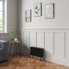 Bern 300 x 605mm Black Four Column Horizontal Traditional Radiator