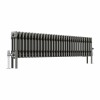 Bern 300 x 1460mm Traditional Raw Metal Triple Horizontal Column Radiator