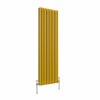 Bern 1800 x 560mm Zinc Yellow Triple Column Vertical Traditional Radiator