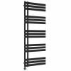 Koli 1600 x 600mm Black Thermostatic Touch Control Wifi Electric Heated Towel Rail