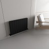 Carisa Nemo Double 600 x 850mm Black Designer Aluminium Radiator