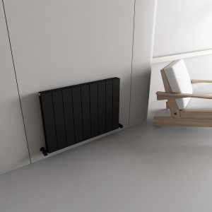 Carisa Nemo Double 600 x 850mm Black Designer Aluminium Radiator
