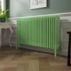 Bern 600 x 1190mm Traditional Pastel Green Horizontal Four Column Radiator