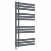 Koli 1200 x 600mm Anthracite Thermostatic Touch Control Electric Heated Towel Rail