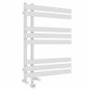 Koli 800 x 600mm Dual Fuel White Thermostatic Touch Control Electric Heated Towel Rail