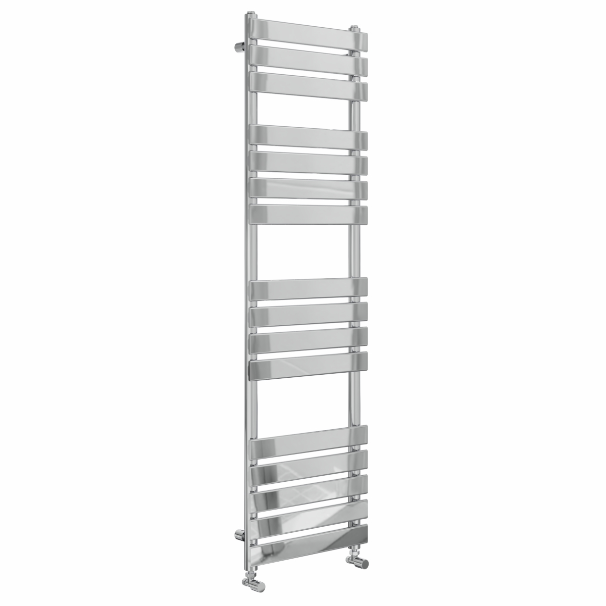Juva 1600 x 450mm Chrome Flat Panel Heated Towel Rail