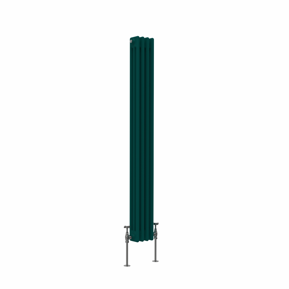 Bern 1500 x 200mm Blue Green Triple Vertical Column Radiator
