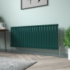 Karlstad 600 x 1430mm Blue Green Single Flat Panel Horizontal Designer Radiator