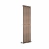 Lulea 1600 x 410mm Black Copper Single Flat Panel Vertical Designer Radiator