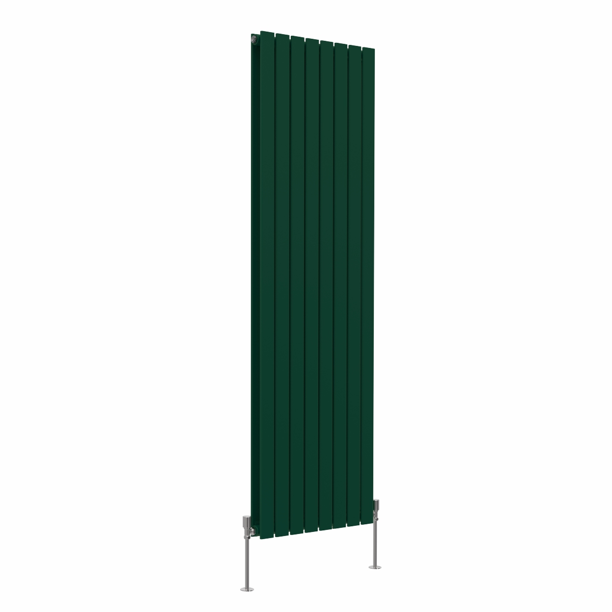 Karlstad 1800 x 546mm Moss Green Double Flat Panel Vertical Designer Radiator