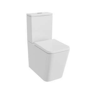 Cordoba Square Close Coupled Toilet with Soft Close Seat