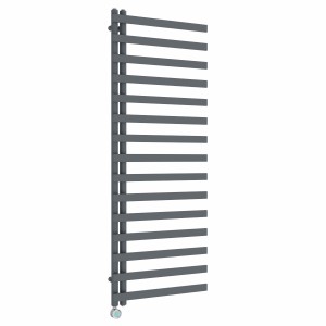 Kemi 1600 x 600mm Anthracite Thermostatic Touch Control Wifi Electric Heated Towel Rail