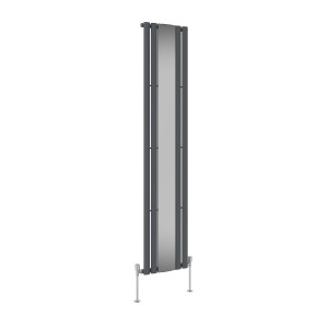Norden Designer Vertical Radiator with Mirror - Choice of Colour & Size