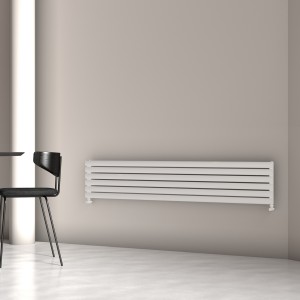 Carisa Tallis XL 350 x 1800mm White Designer Aluminium Radiator