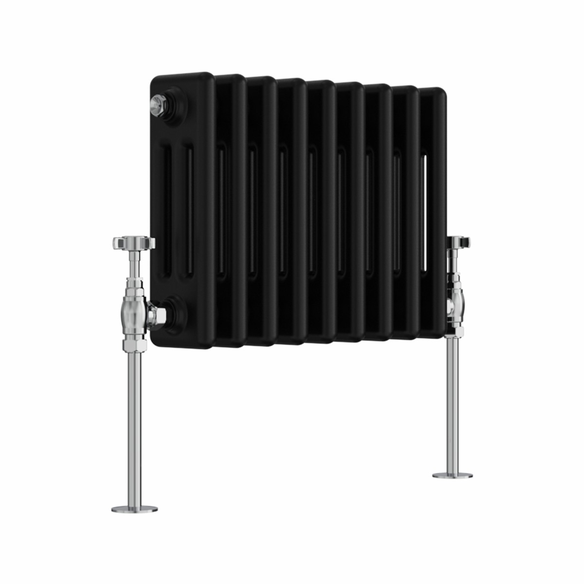 Bern Black Horizontal Column Radiator - Choice of Size