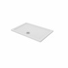 Essentials 1200 x 800mm Rectangle Stone Shower Tray White