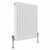 Type 21 H600 x W500 mm Compact Double Panel Single Convector Radiator - White