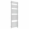 Juva 1800 x 600mm Chrome Flat Panel Thermostatic Touch Control Electric Heated Towel Rail