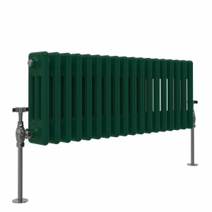 Bern 300 x 830mm Moss Green Triple Horizontal Column Radiator