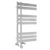 Koli 800 x 450mm Dual Fuel Chrome Thermostatic Touch Control Electric Heated Towel Rail