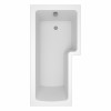 Leyland 1700mm L Shape Shower Bath Right Hand
