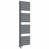 Kristiansund 1800 x 500mm Dual Fuel Anthracite Thermostatic Touch Control Electric Heated Towel Rail