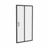 Ennerdale - 1100mm Single Sliding Shower Door - Black