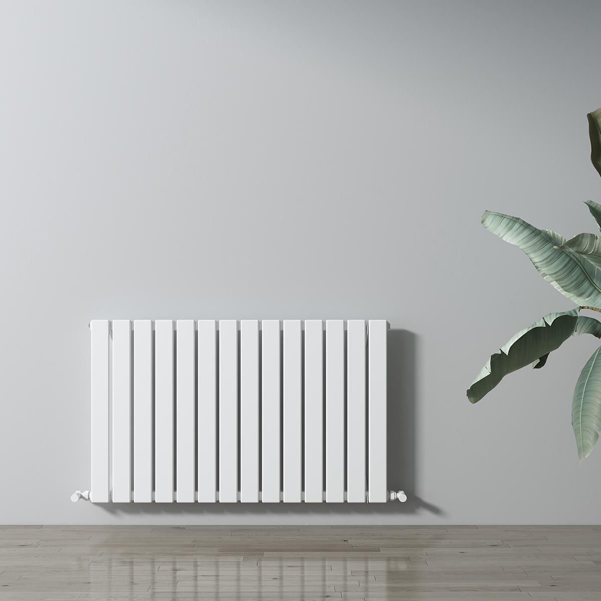 Carisa Plata 600 x 980mm White Designer Aluminium Radiator