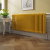 Bern 600 x 1460mm Zinc Yellow Double Column Horizontal Traditional Radiator