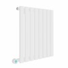 Lulea 600 x 550mm White Horizontal Flat Panel Wifi Electric Radiator - 600W