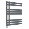 Koli 800 x 600mm Anthracite Thermostatic Touch Control Electric Heated Towel Rail