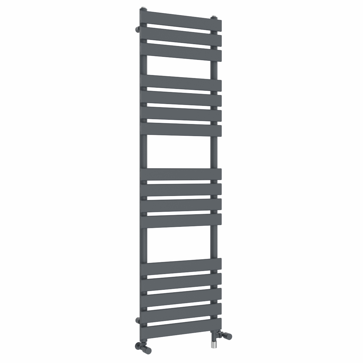 Juva 1600 x 450mm Dual Fuel Sand Grey Flat Panel Simple Electric Heated Towel Rail