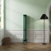 Bern 1500 x 200mm Traditional Moss Green Vertical Four Column Radiator