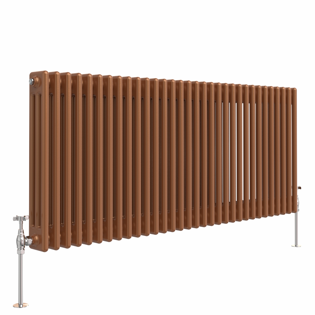 Bern 600 x 1460mm Metallic Bronze Triple Horizontal Column Radiator