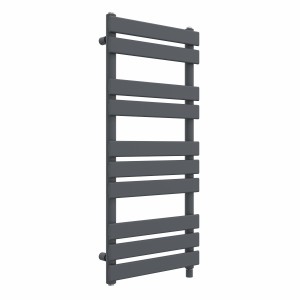 Juva 1000 x 450mm Sand Grey Flat Panel Simple Electric Heated Towel Rail