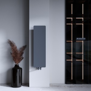 Carisa Croydon 990 x 290mm Dark Grey Designer Steel Radiator