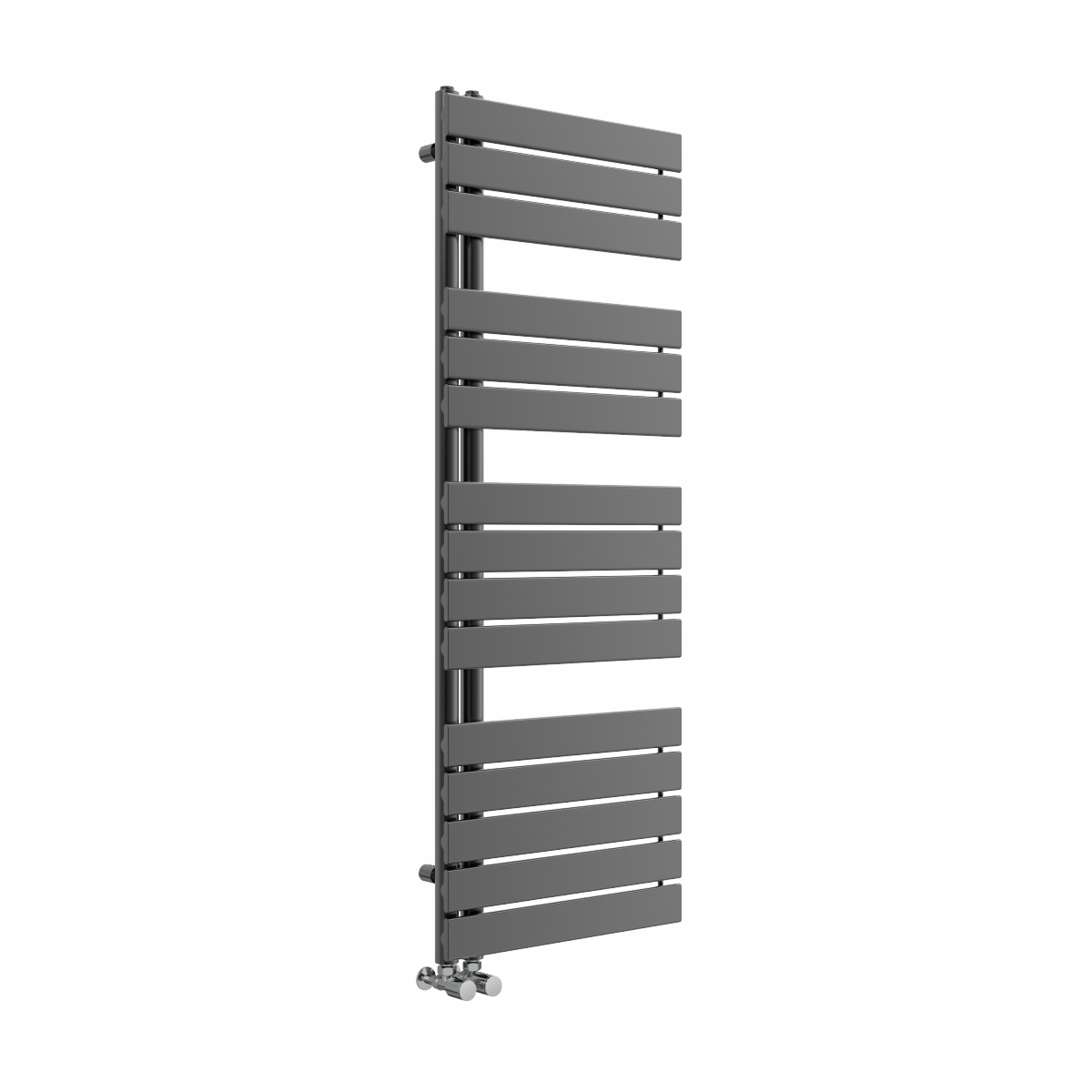 Kristiansund 1380 x 500mm Designer Towel Rail - Gunmetal