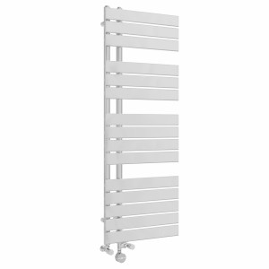 Kristiansund 1380 x 500mm Dual Fuel Chrome Thermostatic Touch Control Electric Heated Towel Rail