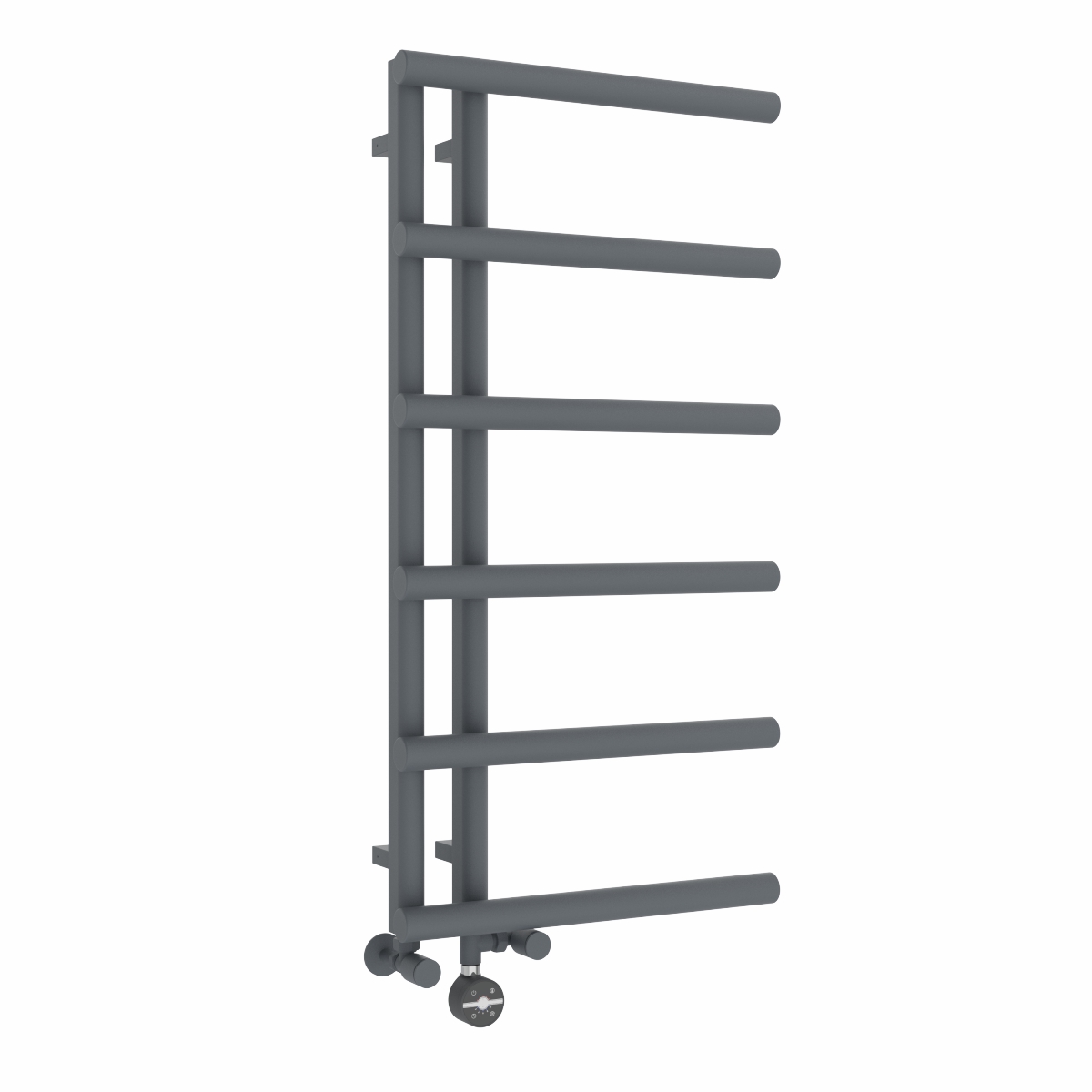 Alesund 988 x 500mm Dual Fuel Anthracite Thermostatic Touch Control Electric Heated Towel Rail