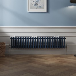 Bern 300 x 1460mm Sapphire Blue Double Column Horizontal Traditional ...